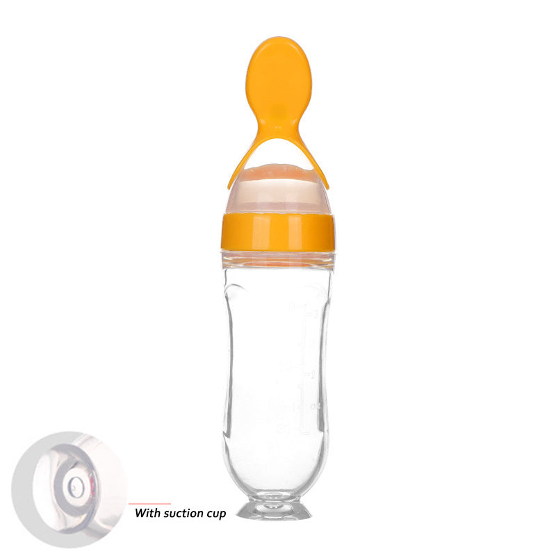 Safe Newborn Baby Feeding Bottle Toddler Silicone Squeeze