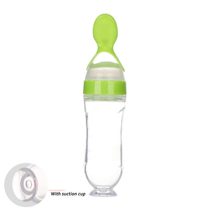 Safe Newborn Baby Feeding Bottle Toddler Silicone Squeeze