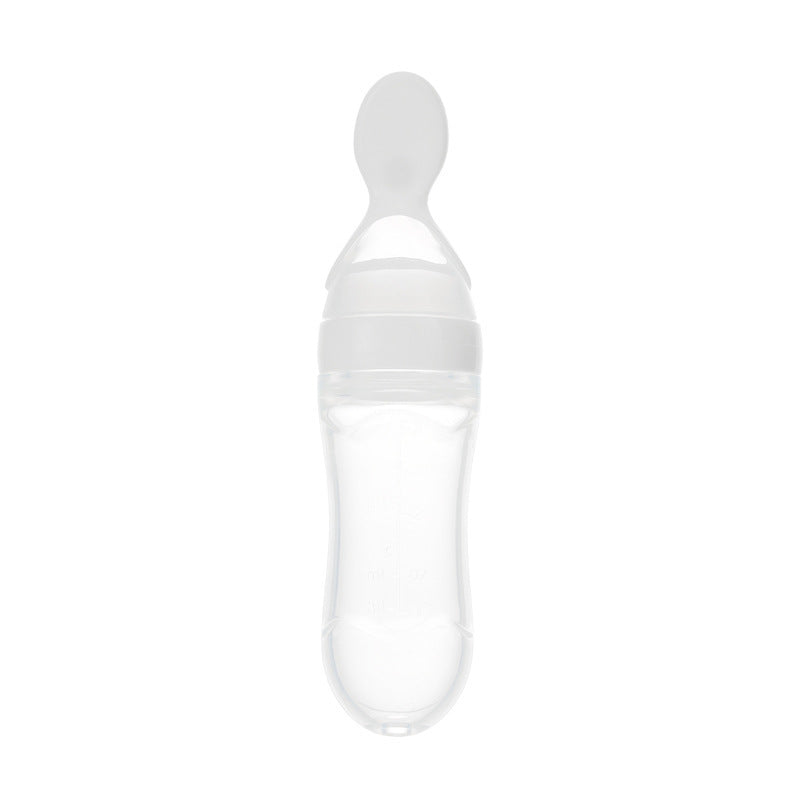 Safe Newborn Baby Feeding Bottle Toddler Silicone Squeeze