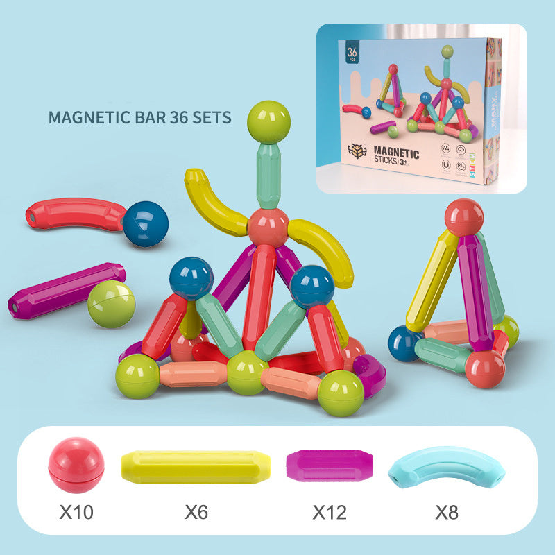 Magnetic Stick Building Blocks Game for Kids