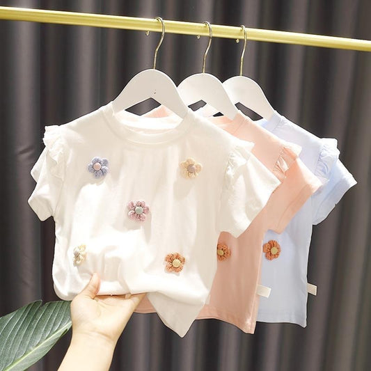 Thin Children's Summer Clothing Baby Summer Clothing Top