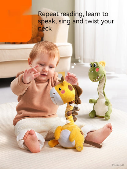 Baby Puzzle Training Interactive Dinosaur Plush Toy