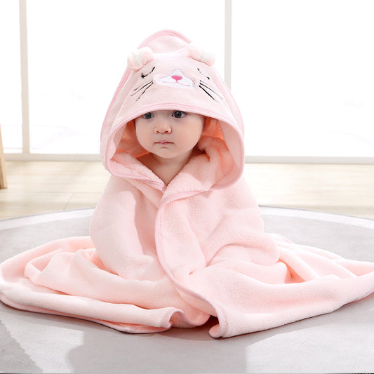 Cartoon Hooded Bath Towel