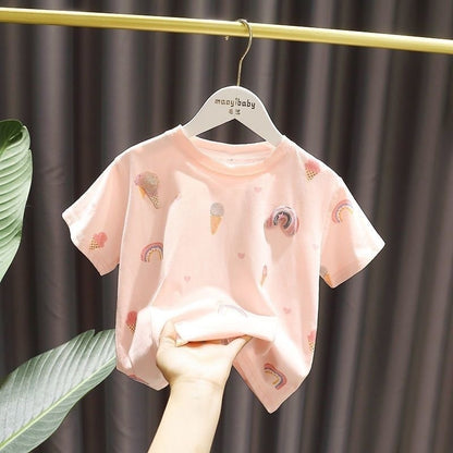 Thin Children's Summer Clothing Baby Summer Clothing Top