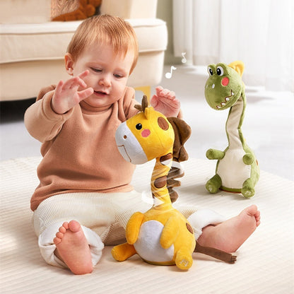 Baby Puzzle Training Interactive Dinosaur Plush Toy