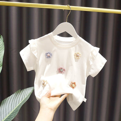 Thin Children's Summer Clothing Baby Summer Clothing Top