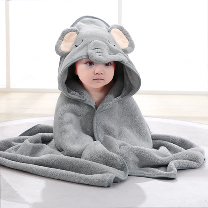 Cartoon Hooded Bath Towel