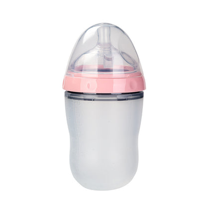 Breast Milk Silicone Baby Feeding Bottle Soft Feeding Bottle