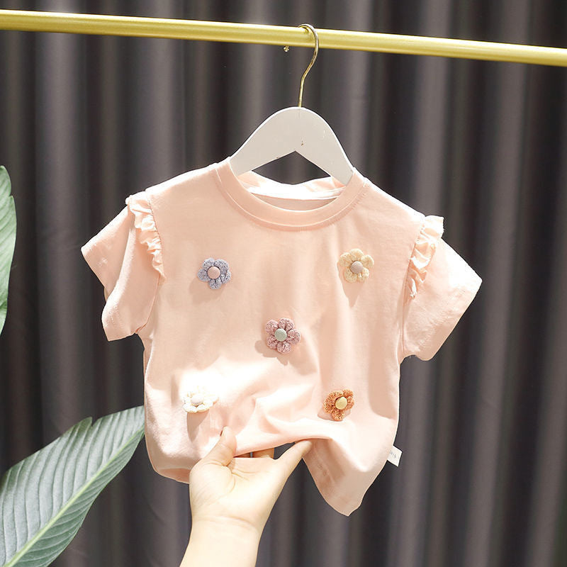 Thin Children's Summer Clothing Baby Summer Clothing Top