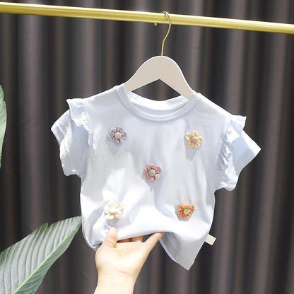 Thin Children's Summer Clothing Baby Summer Clothing Top